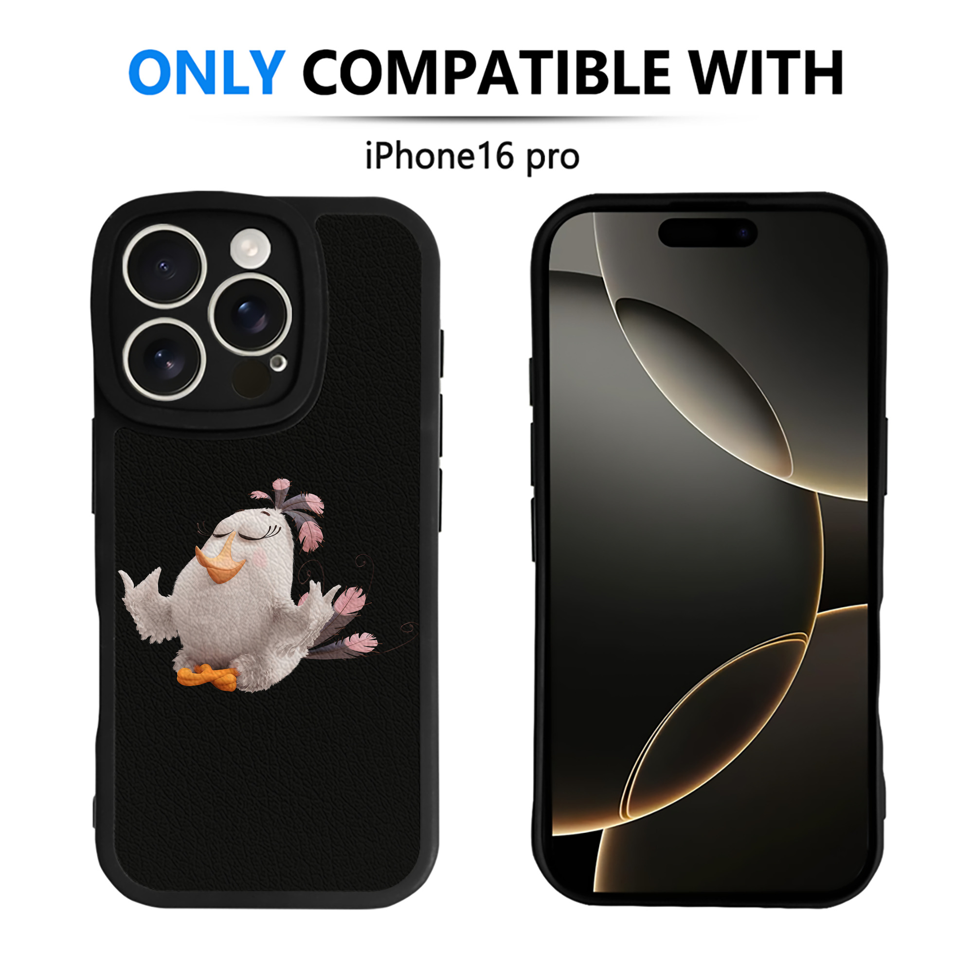 （画像用） Angry Birds アングリーバード 【iPhone 16シリーズ対応】シリコンスマホケース（レザー調） 材質：シリコン